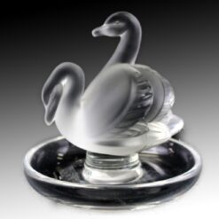 Lalique Two Swans Ring – Pin Tray/ Paperweight