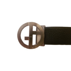 Giorgio Armani Black Leather Belt