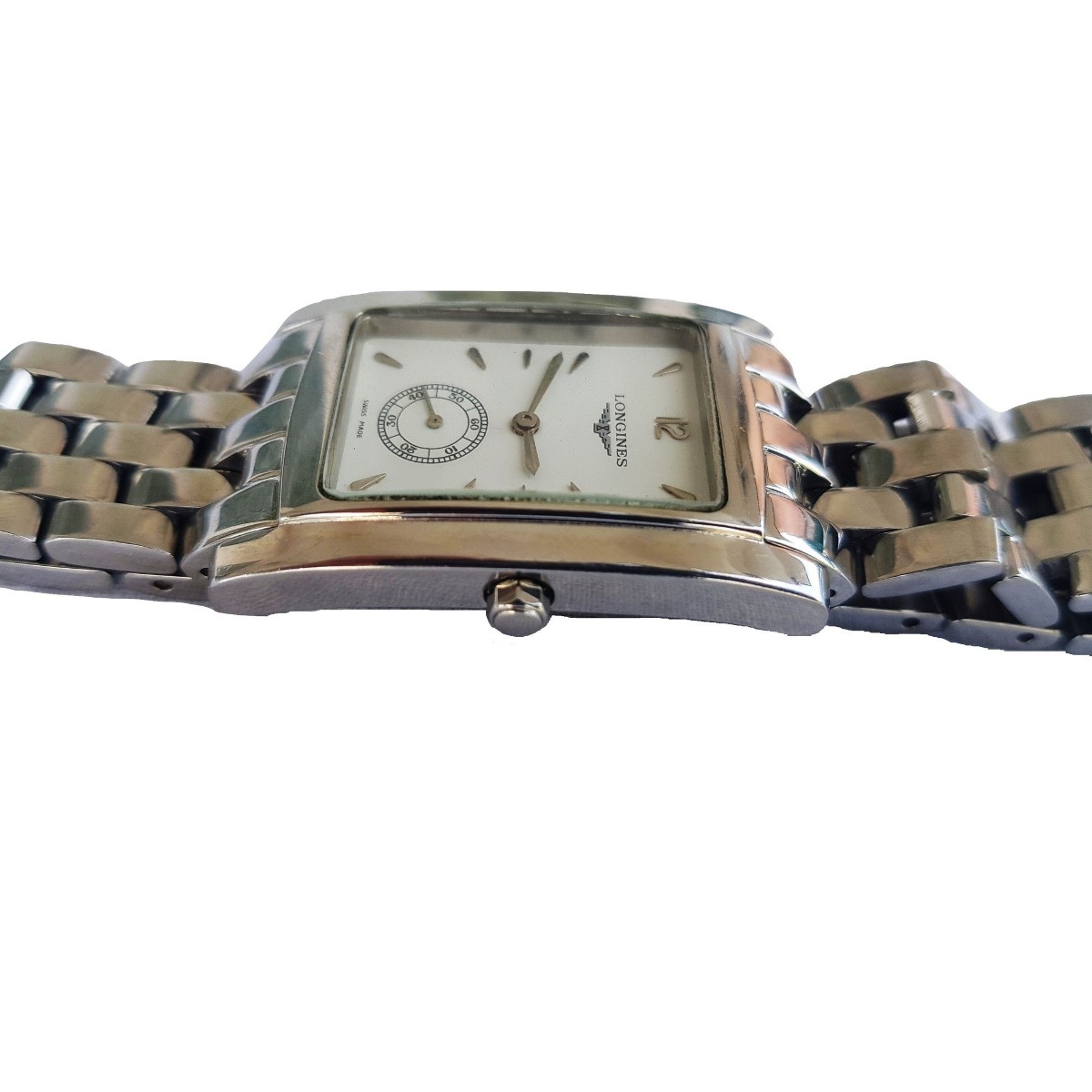 longines-dolce vita-quartz-L56554-white dial-rectangular dial-metal chain-mens watch-sapphire crystal-luxury watches-swiss watch-watch store-preowned watches (5)