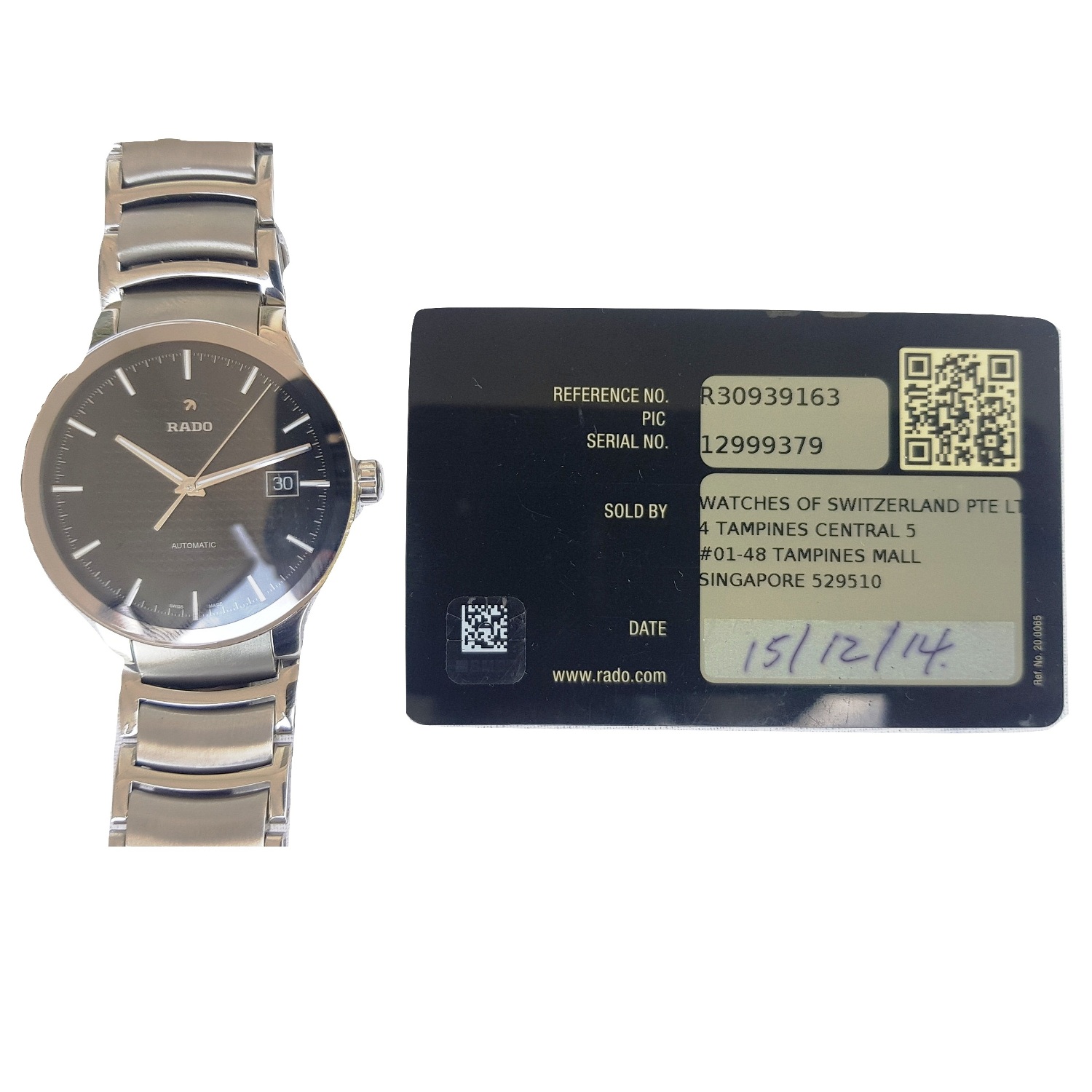 rado-centrix-automatic-658.0939.3-computer dial-dark grey dial-silver tone-black dial-glass back-metal chain-mens watch-sapphire crystal-swiss watches-preowned watch (10)