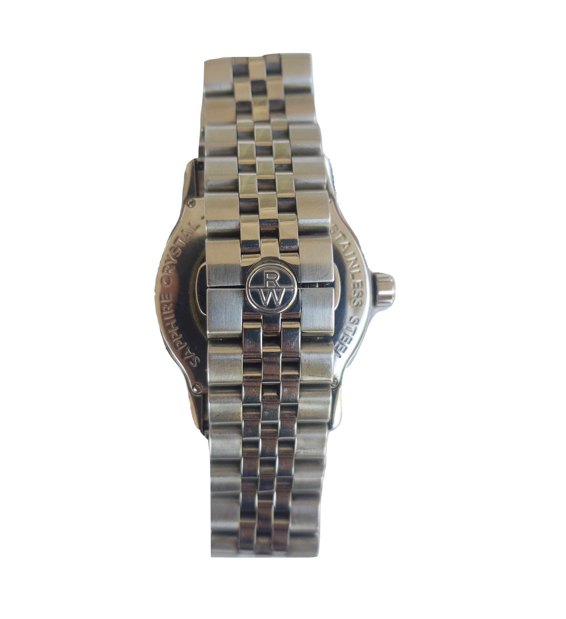 raymond weil-skeleton-42mm-2710-automatic-glass back-black dial-metal chain-mens watch-sapphire crystal-luxury watches-swiss watch-genuine watch-pre owned watch (6)