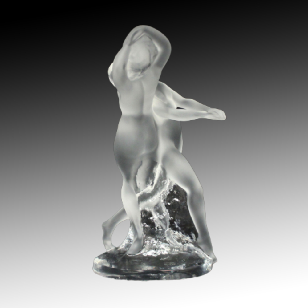 rene lalique crystal nude deus danses-vintage lalique couple dancing-balle-antique frosted and clear glass-circa 1942 collectible showpiece-model number 11909- etched made in france (3)