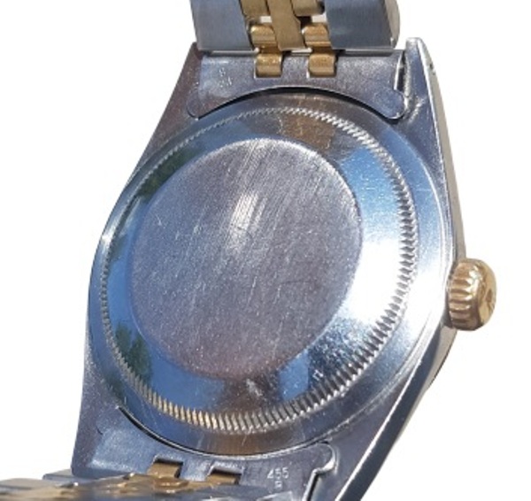 rolex-datejust-36mm-16233-jubilee bracelet-automatic-silver diamond dial-fluted bezel-sapphire crystal-metal chain-Gold Steel bracelet-mens watch-luxury watches-swiss watch(2)