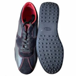 Tod's Charcoal Black & Grey Ferrari Sneakers
