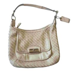 Coach Kristen 19314 Woven Leather Hobo