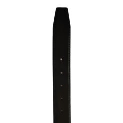 Balmain Logo Plaque Buckle Leather Belt